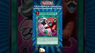 Yu-Gi-Oh! TCG Forbidden & Limited List effective September 15, 2025 #yugioh #tcg #banlist #yugiohtcg