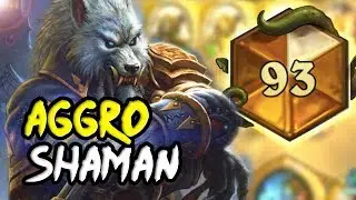 Top 100 Legends - Wild Odd Aggro Shaman - Hearthstone The Witchwood