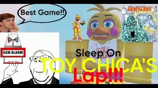 Sleep on toy chicas lap from fnaf *EMOTIONAL*😭