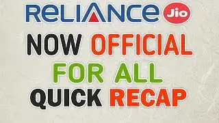 Reliance JIO 4G Launched Officialy - Everything You Need To Know (QUICK RECAP)