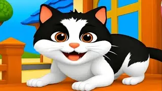 மியாவ் மியாவ் பூனை பாடல் 🐱 | Meow Meow Cat Song in Tamil | Funny Kids Animal Rhyme | Kuttipaapaa