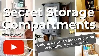 40 Top Secret Storage Compartment Ideas and Hiding Places for Valuables