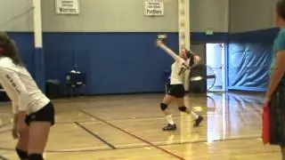 Veronica v-ball serves Oct 18th game