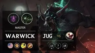 Warwick Jungle vs Lee Sin - NA Master Patch 10.1