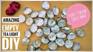 Поделки из пустых чайных свечей/Переработка старых чайных свечей/Лучшее из отходов/Сделай сам чай...