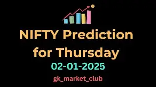 Nifty Expiry Prediction | Jan 2nd 2025 | Tight Consolidation