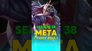Season 38 Meta heroes Each Role #mobalegends5v5 #moba5v5English #moba5v5pippin