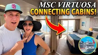 MSC Virtuosa Cabin Tour: Connecting Balcony Cabins, Solo Cabin & Jacuzzi Suite