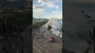 Giant Waves Crash Into Puerto Vallarta!