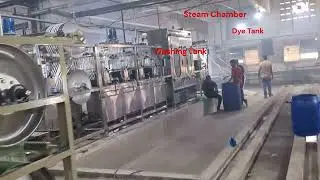 High-Speed Nylon Continuous Tape Dyeing Machine | Shiv Shakti Engineering | Surat, India