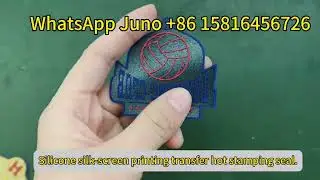 Silicone silk-screen printing transfer hot stamping seal#factory #machine #trader #sticker #label