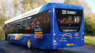 McGills buses electric Yutong E12 B37F Bus number I5008|Route 22S