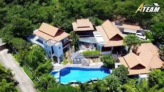 Luxury sea view Villa built on mountain rock (Hua Hin Center)