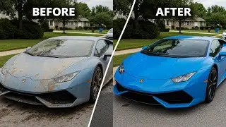 Lamborghini Wash ASMR | Before After