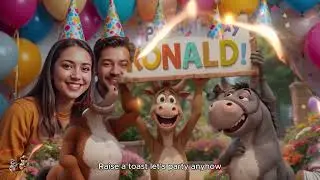 🎉 Happy Birthday, Ronald! 🎂🎶 A Special Birthday Song Just for You!