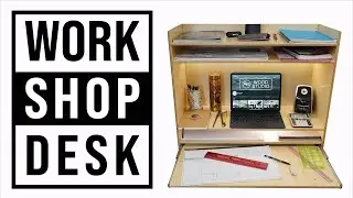 Making a French Cleat Desk to keep your Workshop Organized: Shaper Workstation Project