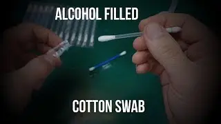 Interesting disposable alcohol cotton swab from China