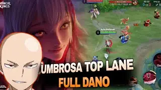 ESSA É A MELHOR BUILD DA UMBROSA NA TOP LANE - HONOR OF KINGS UMBROSA