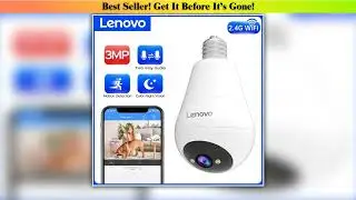 Discount Lenovo Bulb E27 Wifi Surveillance Camera Color Night Wireless Baby Monitor Auto Tracking