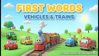First Words for Toddlers 🚗 Vehicles & Everyday Objects | Baby Learning Video 0–4 | Speech Boost Fun