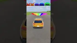 Big & Small Cars vs Speedbooms #beamngdrive #gaming