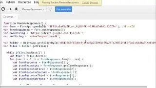 How to rename google form file responses (Photos) in Gdrive