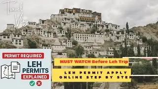 Leh Ladakh Permit Online Apply 2025 | Step by Step Full Guide | Portal Detail