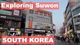 Exploring Suwon South Korea - Eating Pho Vietnamese Food in South Korea