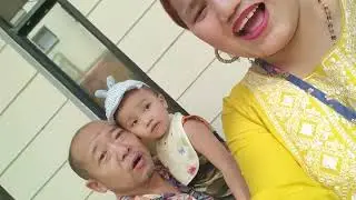 Long time after we three family video#chinese #nepali #couple #missyouguys
