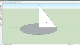 13 - sketchup - dessiner un cône