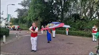 gilde St Jan Babberich, vendelhulde bij buurt gemeenschap