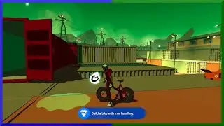 Wheel World - Build a Bike with Max Handling (HANDLED LIKE A PRO Achievement / Trophy)