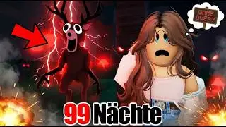 9️⃣9️⃣ NÄCHTE im WALD 🌳 aber wenn ich STERBE 💀 ist das Video zu Ende ❌