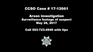 Surveillance video of May 26 arson behind Elmer's Restaurant