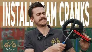Как легко снять и установить шатуны SRAM! Для шоссейных и горных велосипедов.