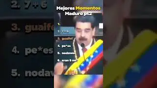 Mejores momentos Maduro pt2 #ranking #top #humor #risas #maduro