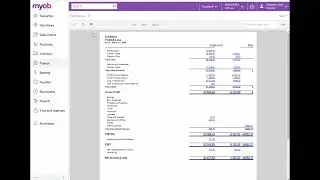 MYOB Acumatica Training - Finance - Financial Reports, Trial Balance, Profit & Loss, Balance Sheet