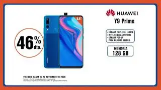 Compra tu celular Huawei Y9 Prime en Alkosto