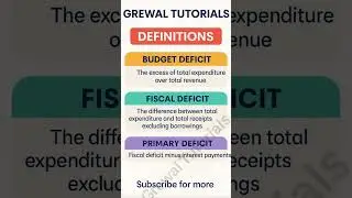 budget objective#budget#type budget#surplus budget #deficit budget#fiscal deficit #primary deficit