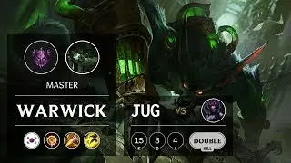 Warwick Jungle vs Elise - KR Master Patch 9.23