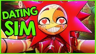 Sun and Moon Dating Sim - FNAF Pizzaplex After Hours - Good Ending - FNAF (No Commentary Gameplay)