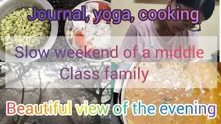 Relaxing family weekend 😊: Yoga, journaling and cozy rain