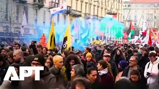 Milan ERUPTS! Protesters Slam Winter Olympics as City Burns Under Inequality | APT