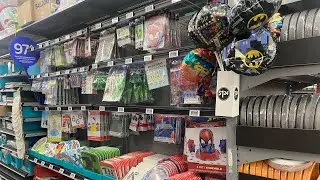 BUYING MY PARTY SUPPLIES AT WALMART