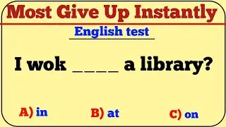 In this video, you will practice 40 completely new and fresh grammar 