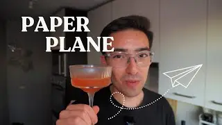 El cocktail Paper Plane | El clásico moderno de la coctelería