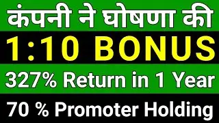 1:10 Bonus | company announced bonus | Upcoming bonus stocks | Bonus April 2022 @Stock Leader