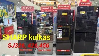 review dan spill harga kulkas sharp SJ326, SJ426,SJ456SI-GK