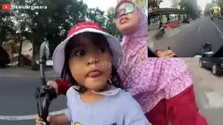 TERANGKAP KAMERA INSTA 360! Ternyata begini kelakuan ASYA kalo lagi jalan-jalan naik sepeda listrik