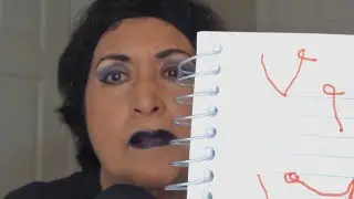 ASMR Enseñando algunas palabras en Taquigrafia!
